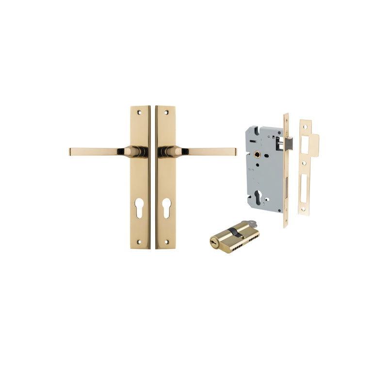 Annecy Lever - Rectangular Backplate By Iver