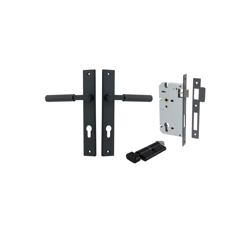 Brunswick Lever - Rectangular Backplate By Iver