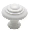 Domed Porcelain Cupboard Knob by Tradco
