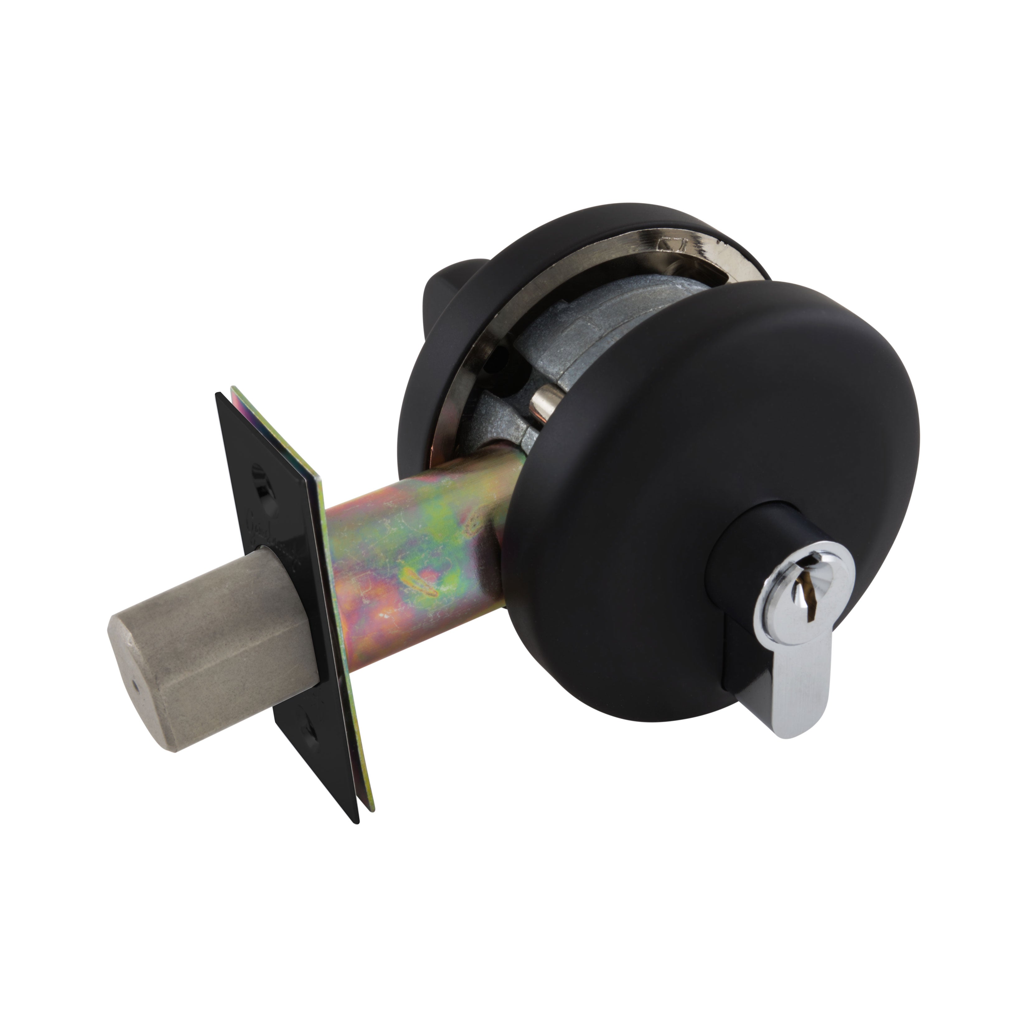 Neue Single Cylinder Deadbolt - Matt Black By Gainsborough