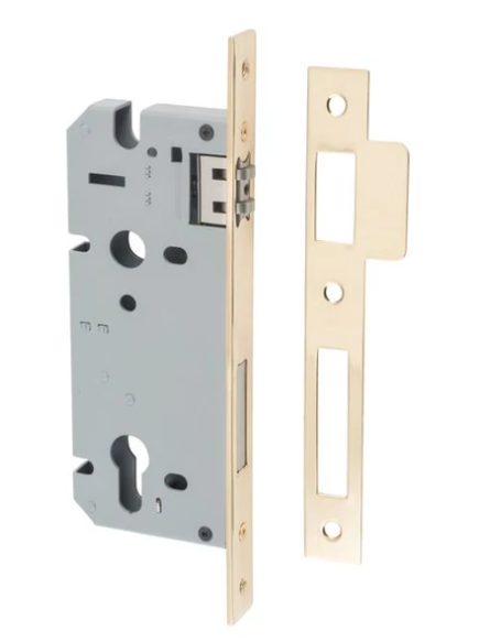 What lock do I use with an entrance pull handle?