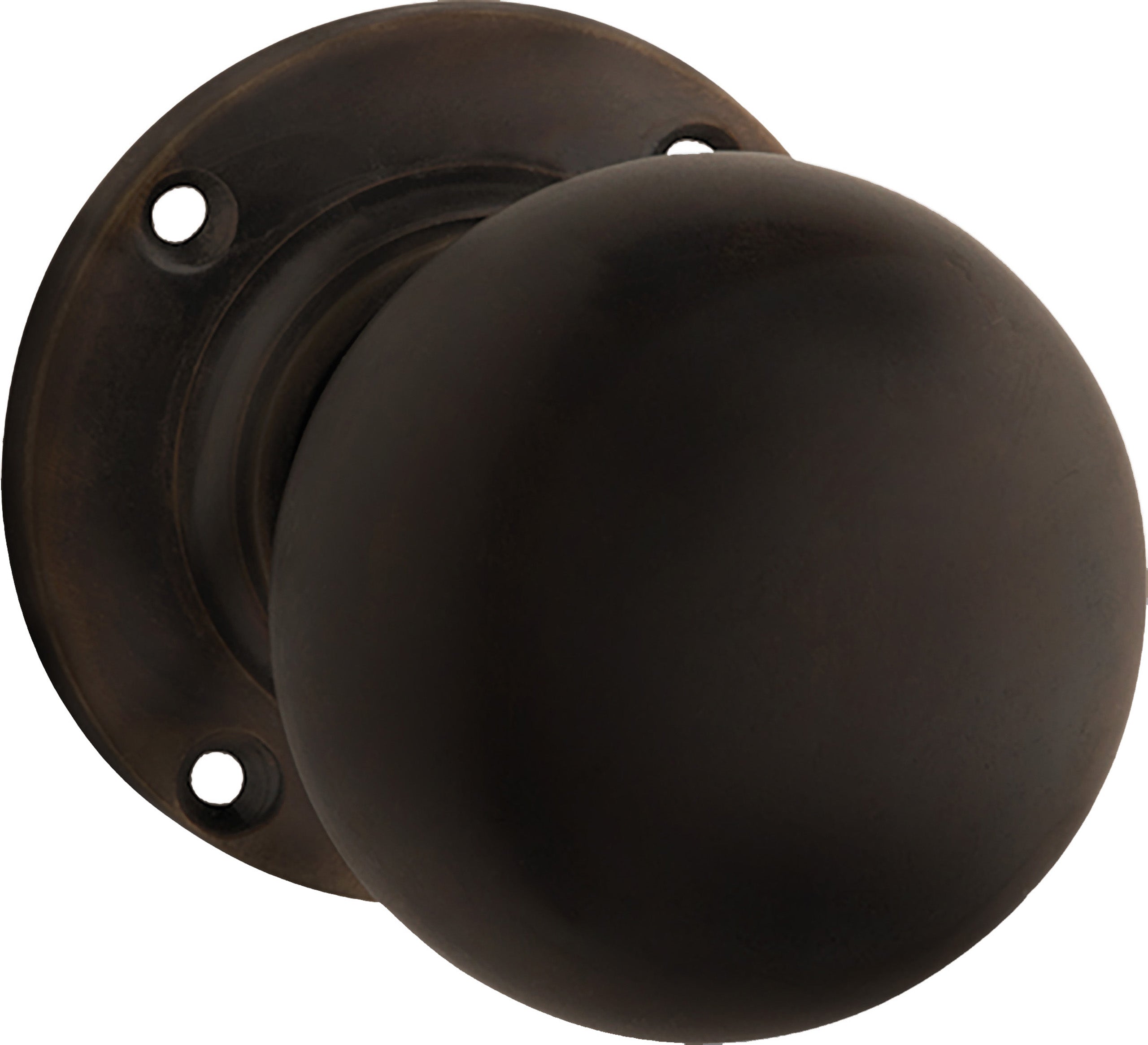 Victorian Door Knob - Round Rose by Tradco