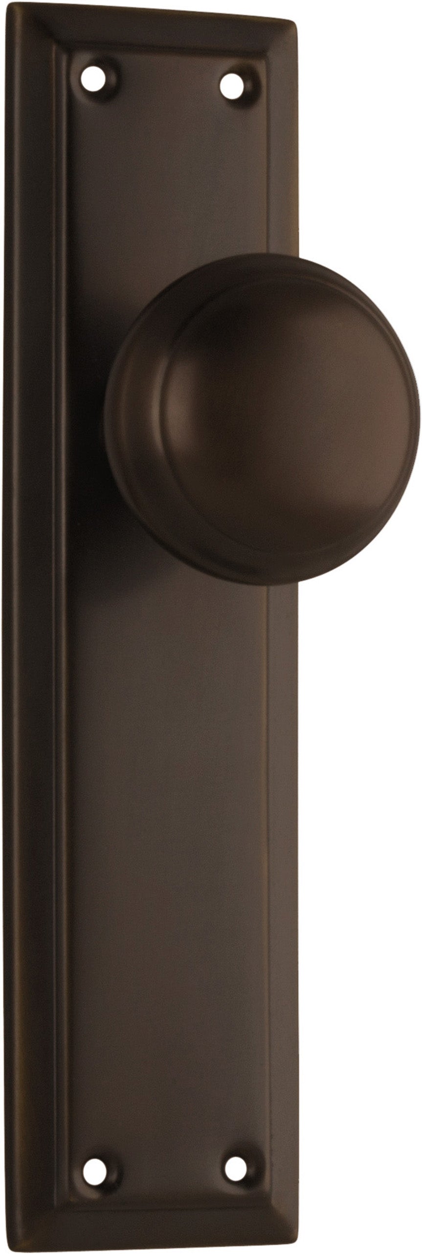 Richmond Door Knob - Long Backplate by Tradco