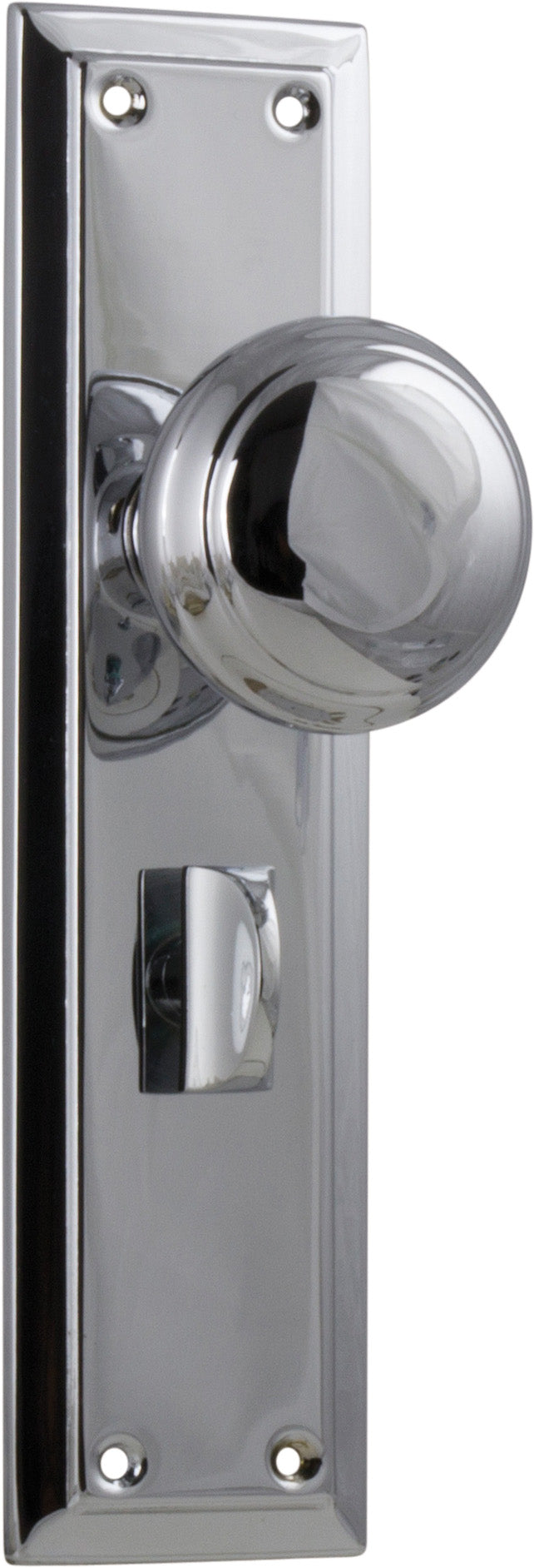 Richmond Door Knob - Long Backplate by Tradco