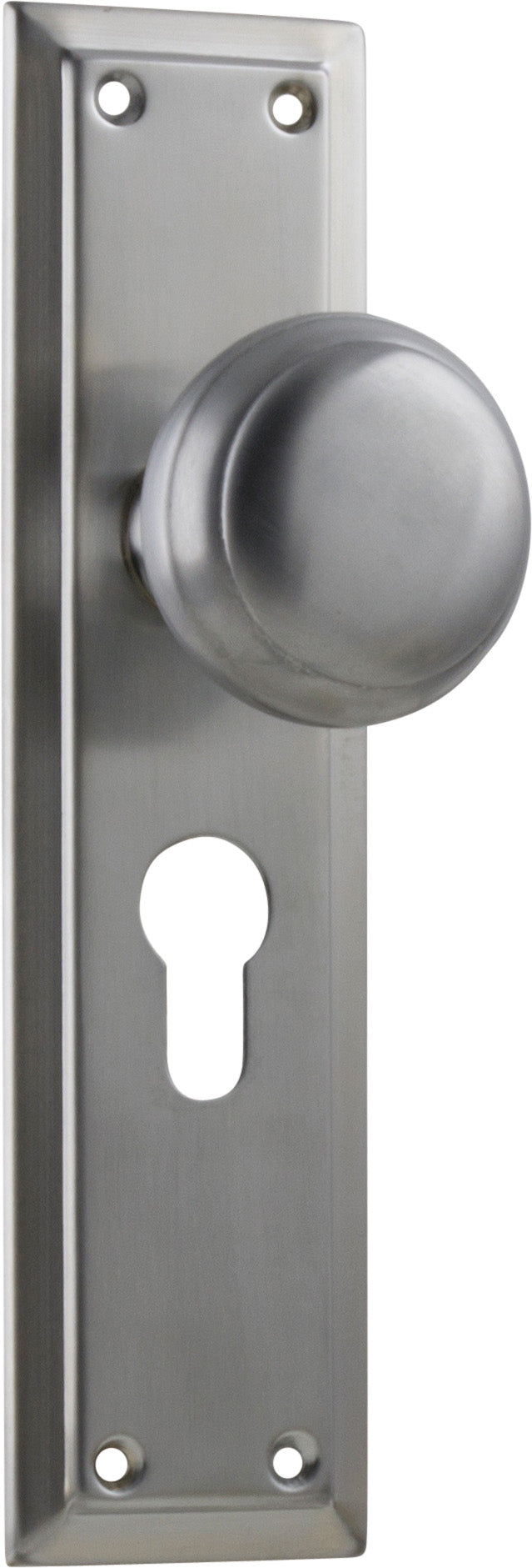 Richmond Door Knob - Long Backplate by Tradco