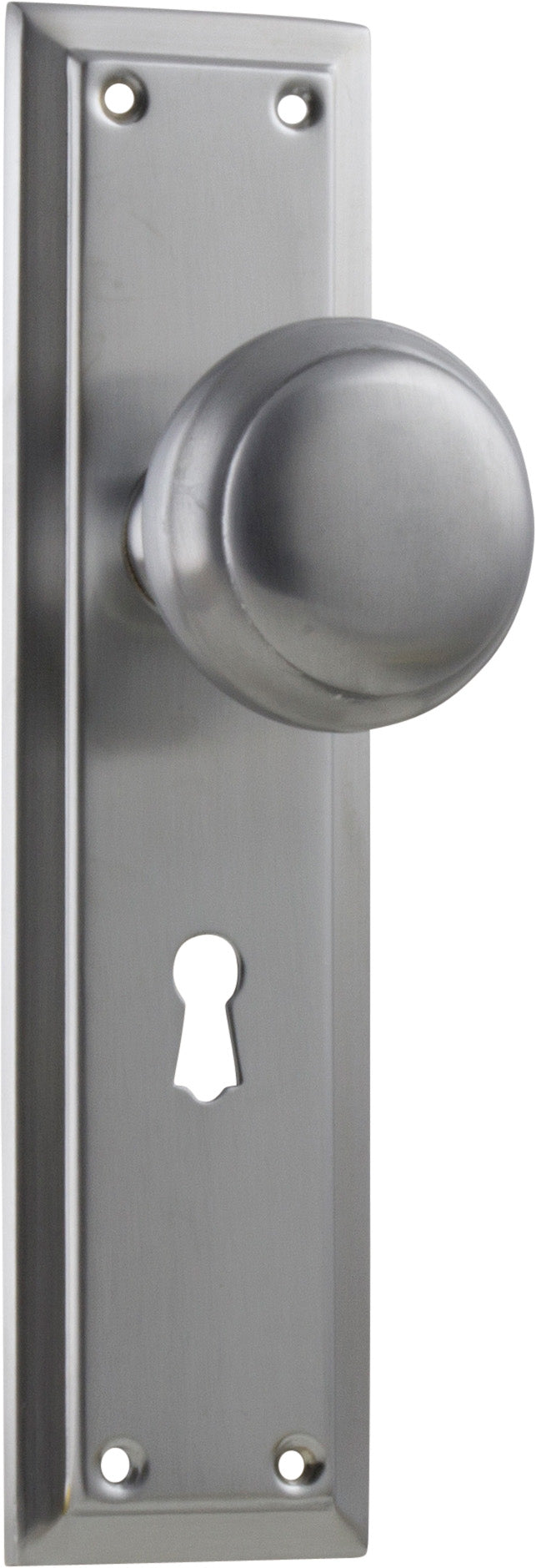 Richmond Door Knob - Long Backplate by Tradco