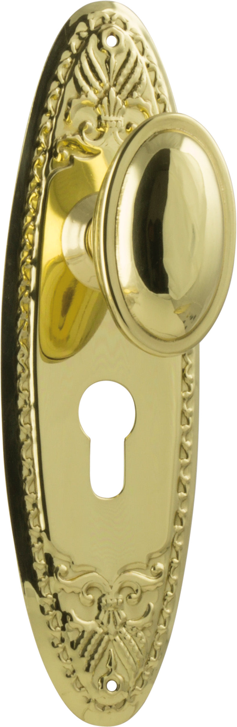 Fitzroy Door Knob - Long Backplate by Tradco