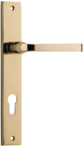 Annecy Lever - Rectangular Backplate By Iver