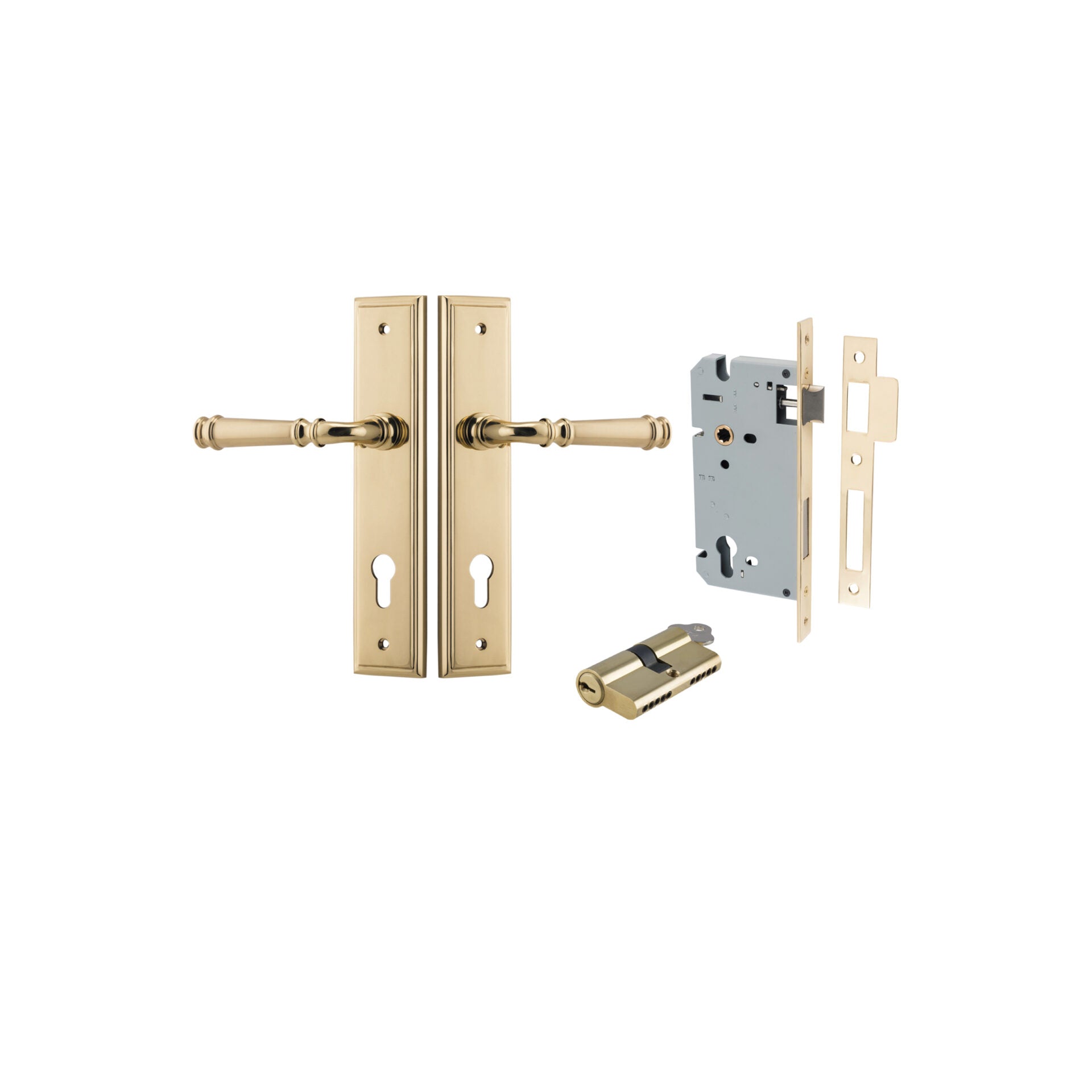 Verona Lever - Stepped Backplate By Iver