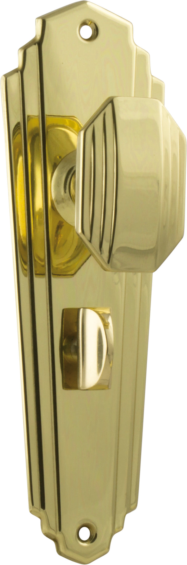 Elwood Art Deco Door Knob by Tradco