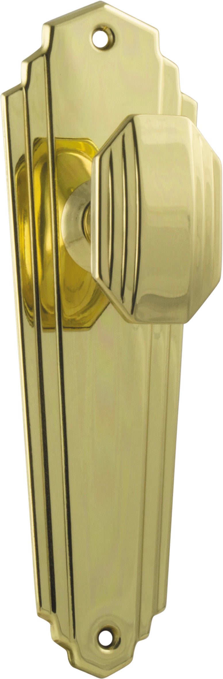 Elwood Art Deco Door Knob by Tradco