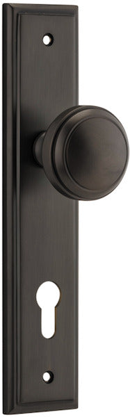 Paddington Knob - Stepped Backplate - Entry Point - Iver - Polished Chrome - Door Knobs