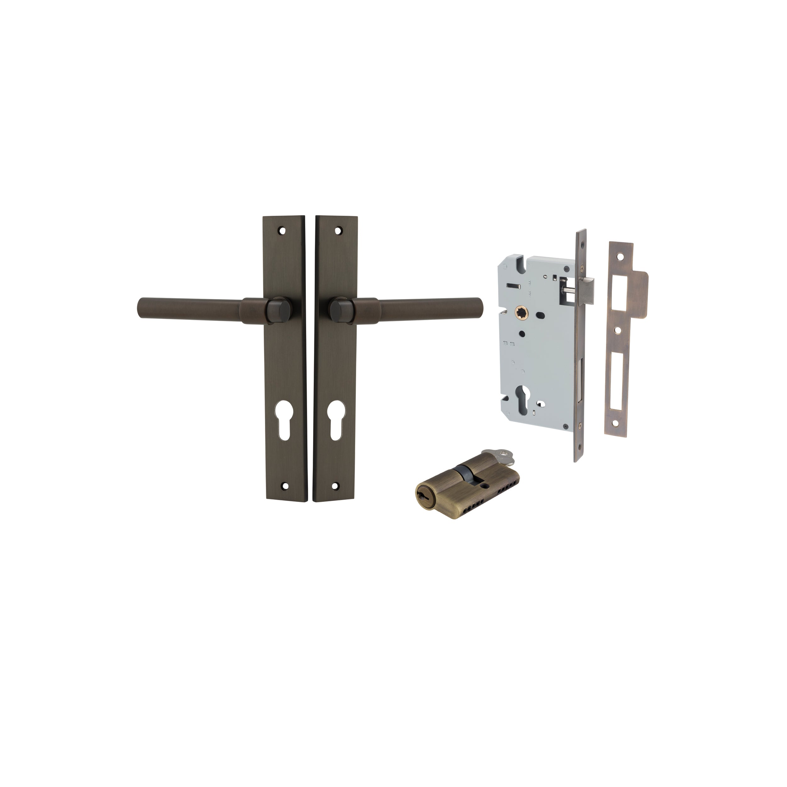 Helsinki Lever - Rectangular Backplate By Iver