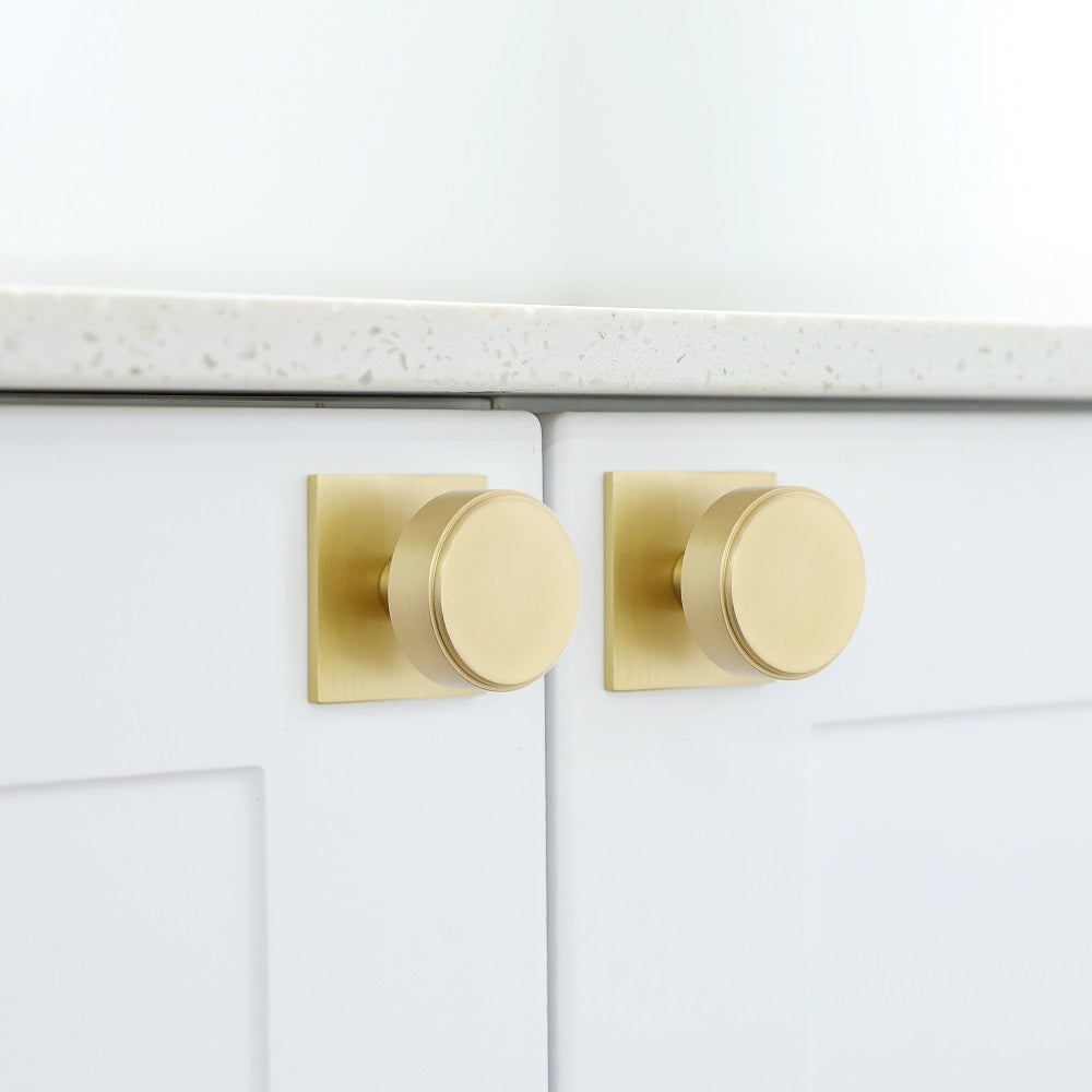 Abigail Brass Cabinetry Knob - Little Swagger