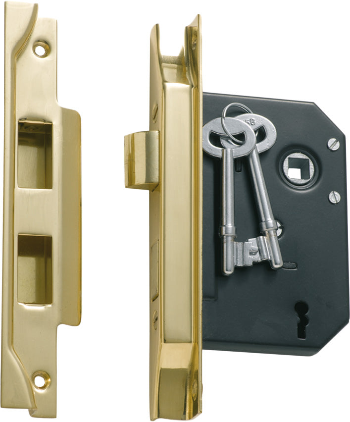 3 Lever Rebated Mortice Lock by Tradco