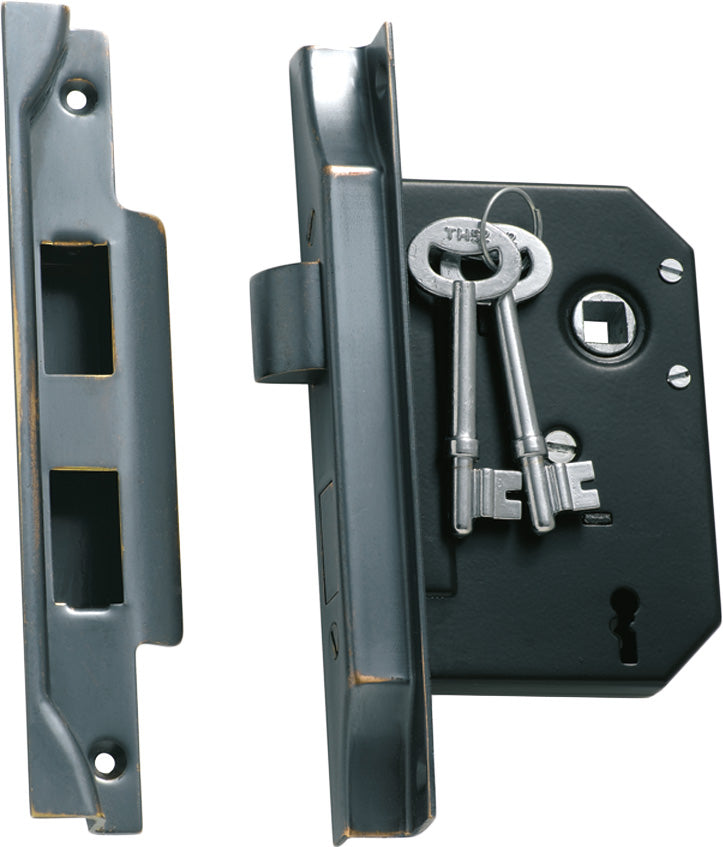 3 Lever Rebated Mortice Lock by Tradco