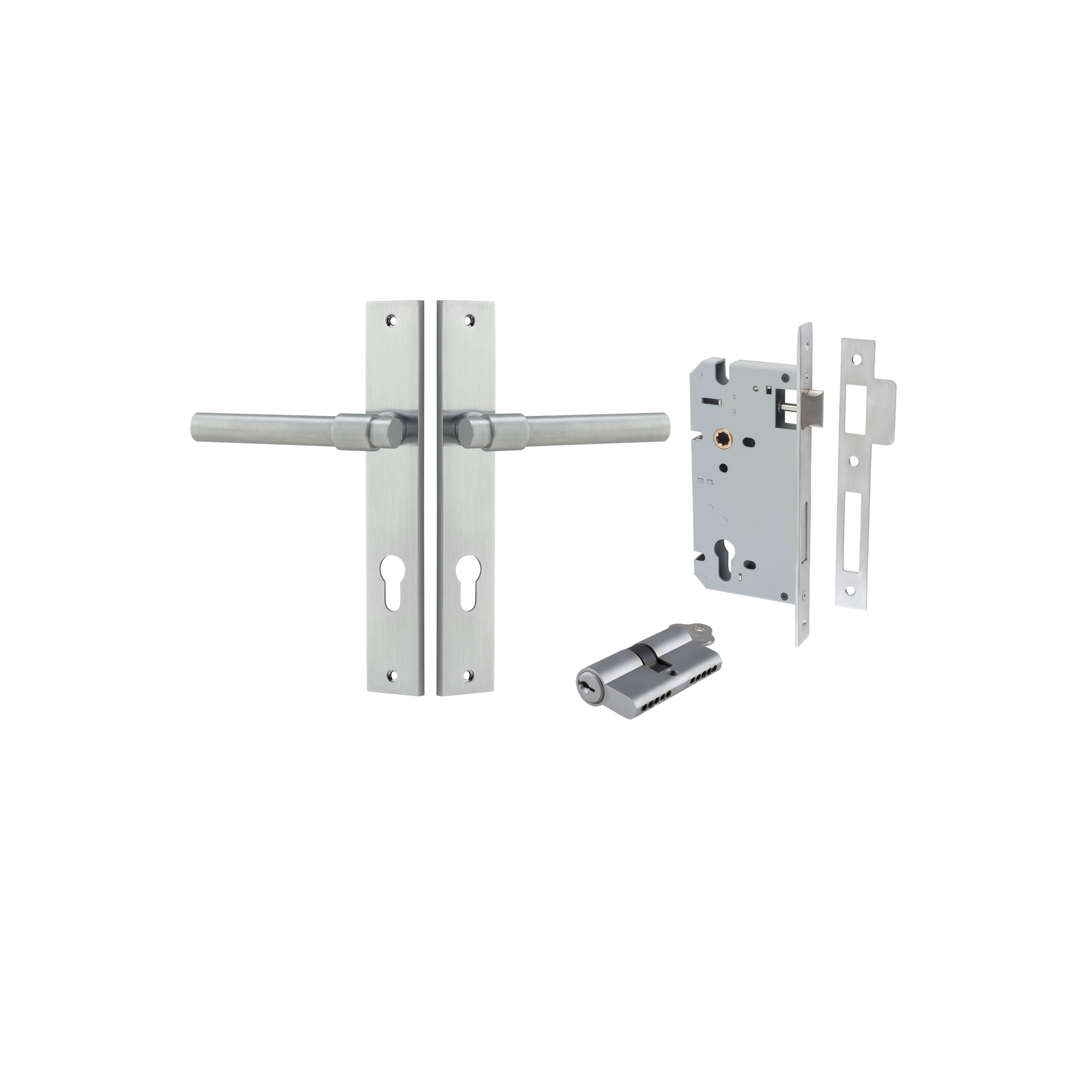 Helsinki Lever - Rectangular Backplate By Iver