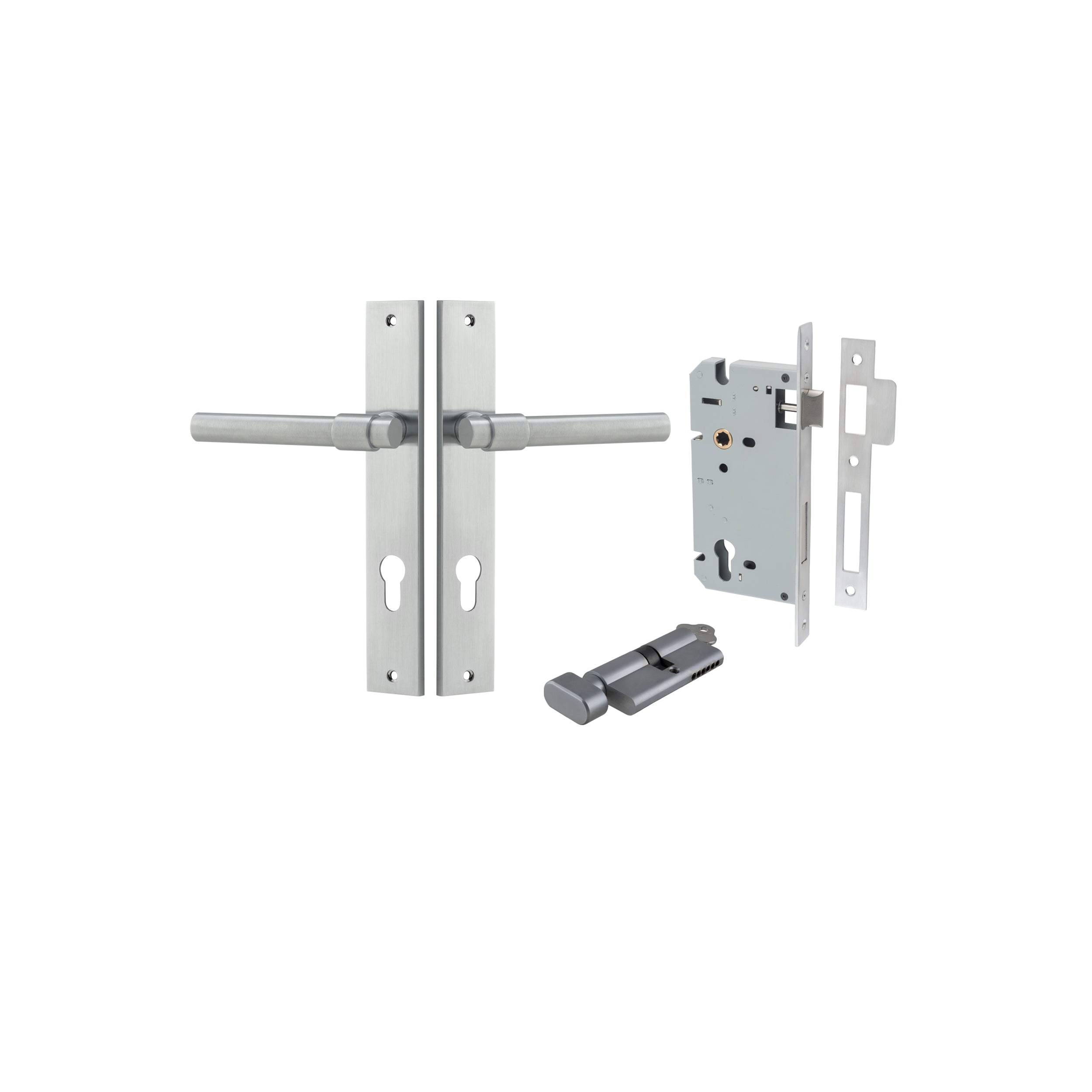 Helsinki Lever - Rectangular Backplate By Iver