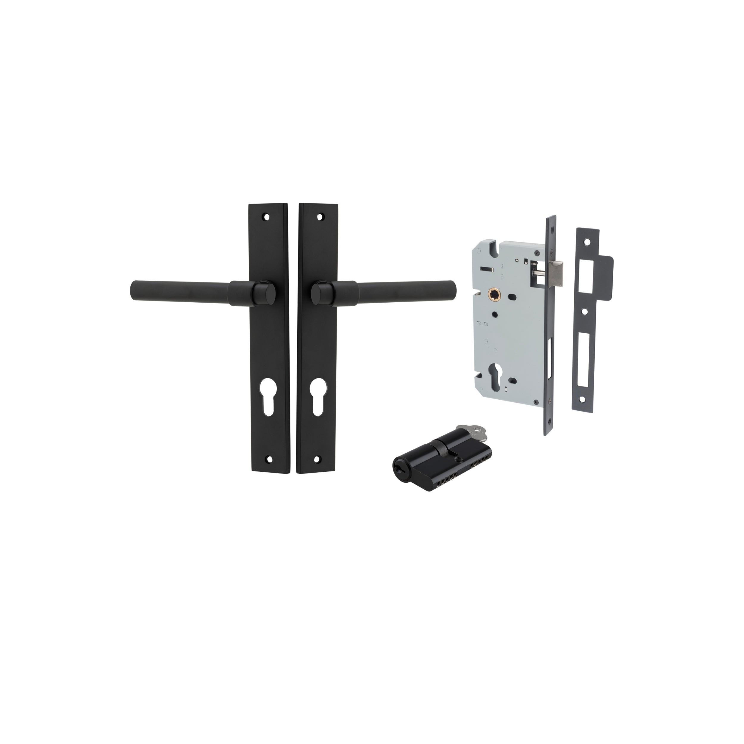 Helsinki Lever - Rectangular Backplate By Iver