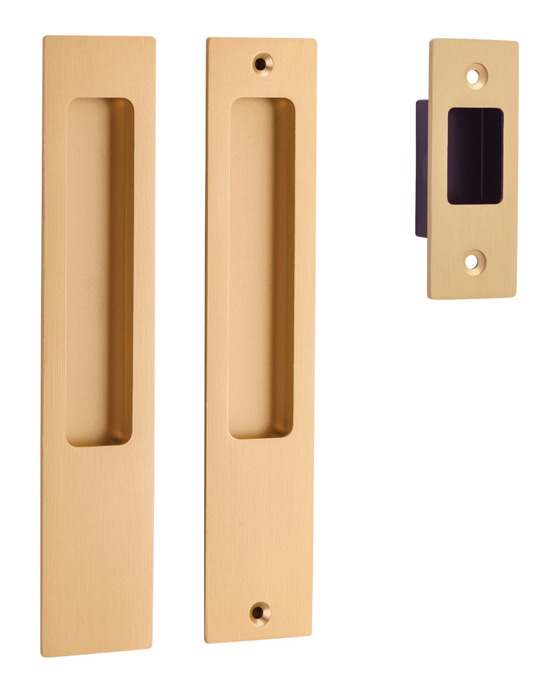 Sliding Door Flush Pull Passage - Rectangular By Iver