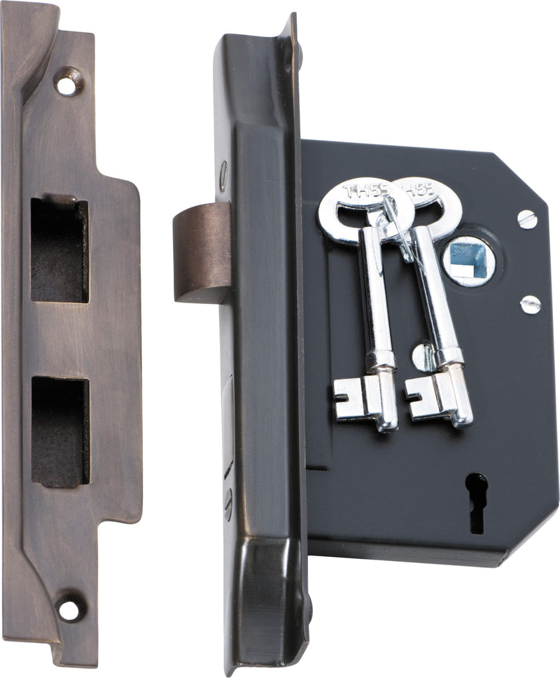 3 Lever Rebated Mortice Lock by Tradco