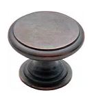 Flat Cupboard Knob by Tradco