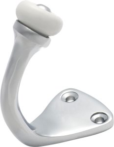 Porcelain Tip Robe Hook by Tradco