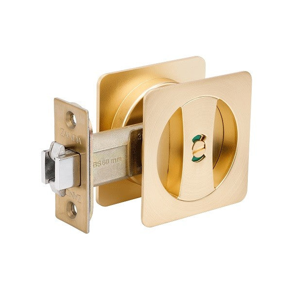 Square Cavity Suite – Satin Brass