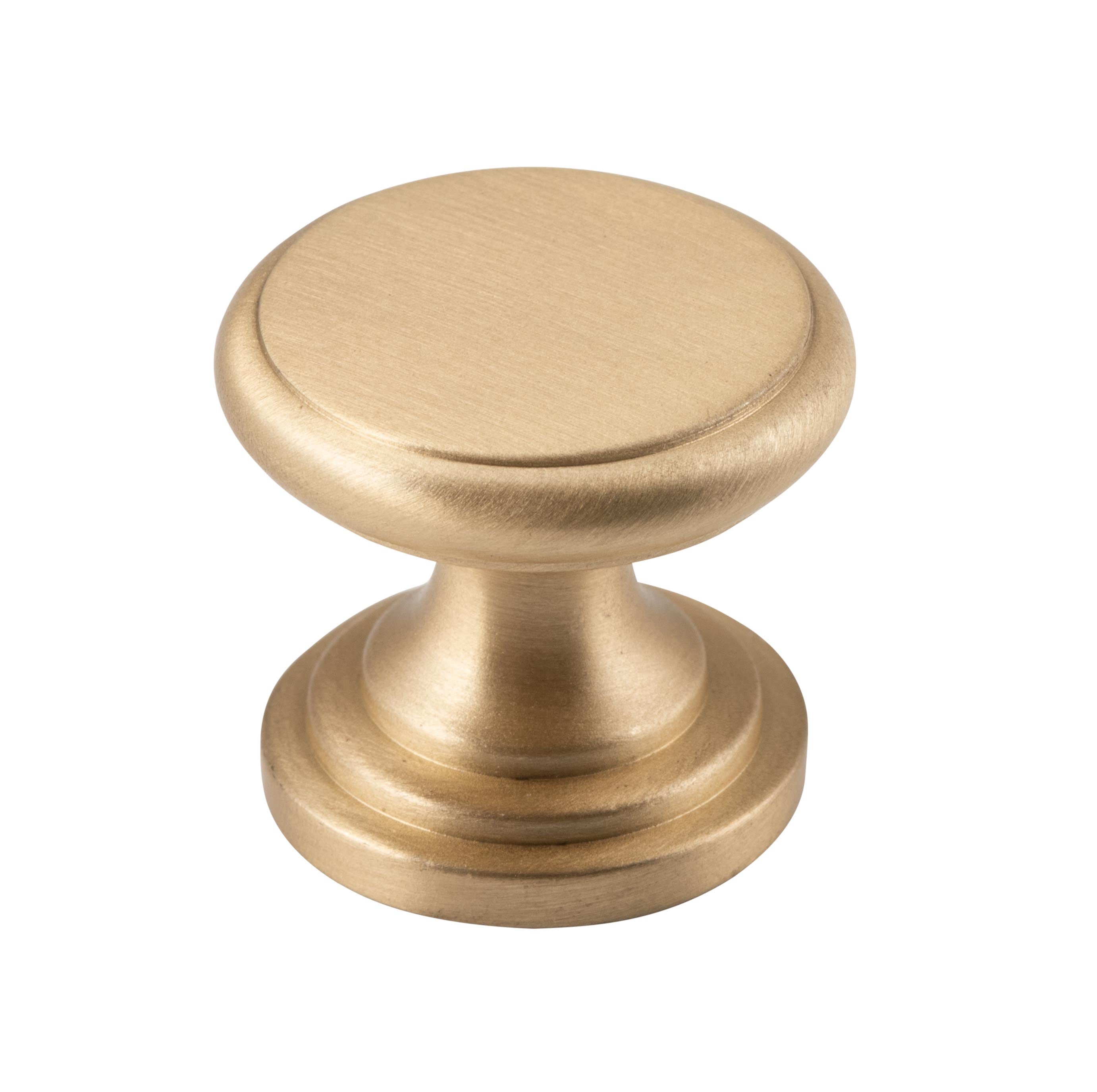 Flat Cupboard Knob by Tradco