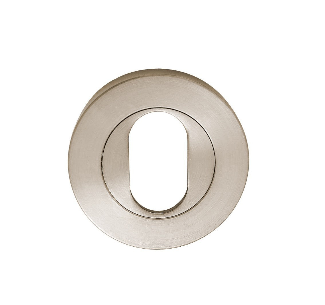 Oval Escutcehon Brushed Nickel - By Zanda