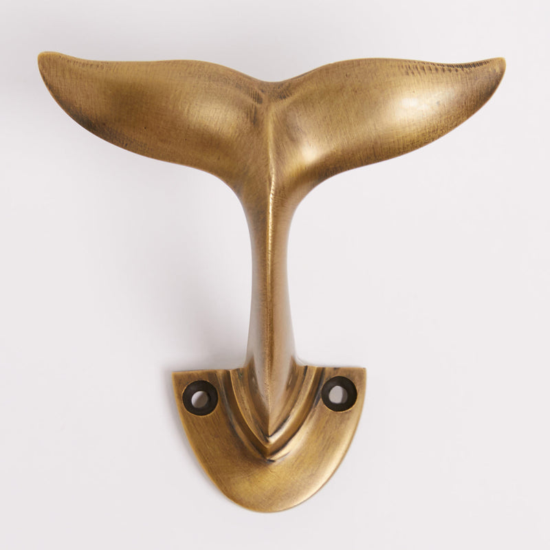 Whale Tail Hook - Acid Washed Brass By Hepburn