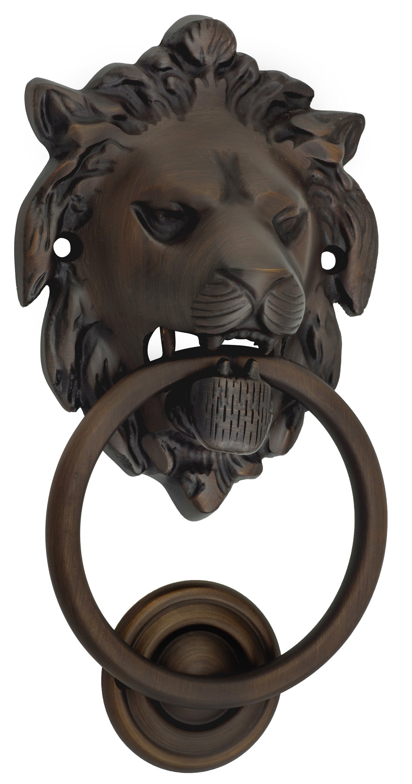 Lion's Head Door Knocker by Tradco