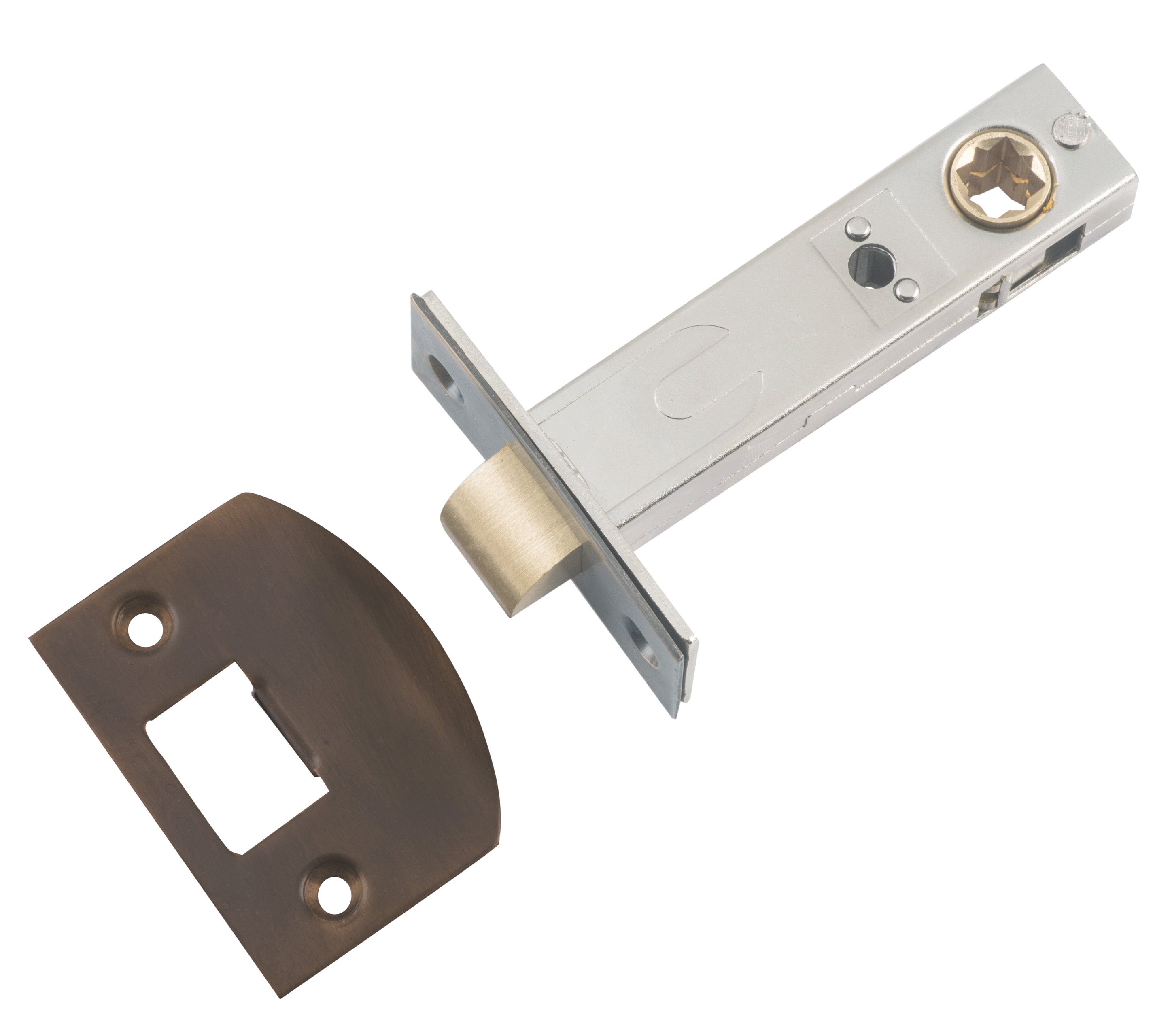 Standard Passage Latch with 'D' Striker by Tradco