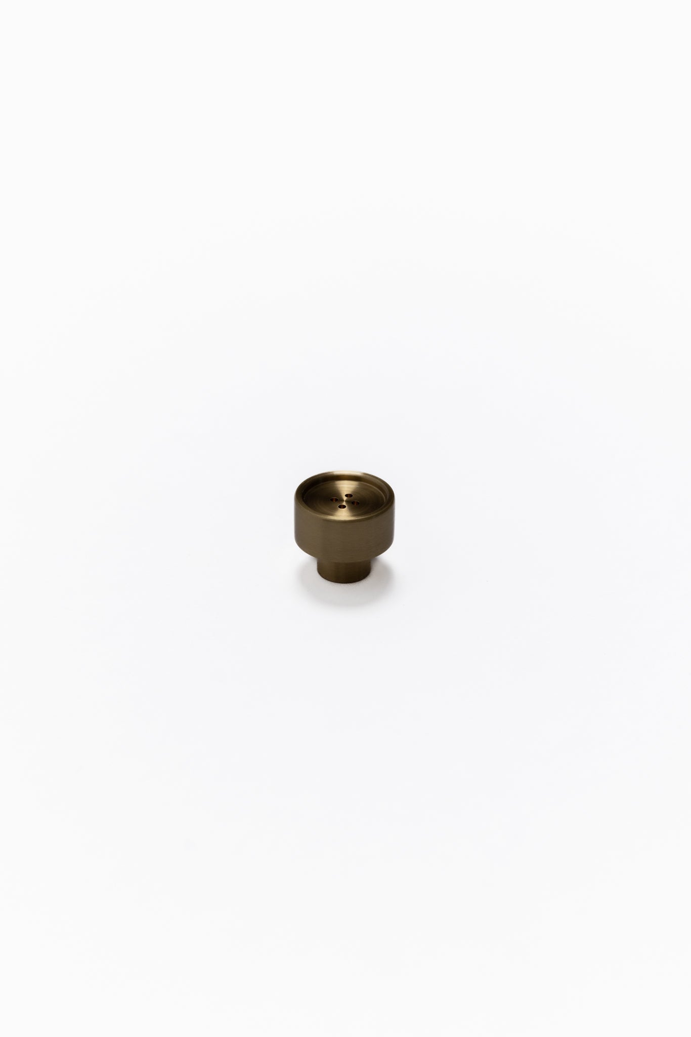 Angus Button Brass Cabinetry Knob - Little Swagger