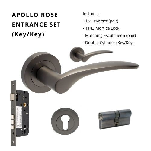 The Apollo Handle By Zanda - Graphite Nickel