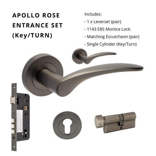 The Apollo Handle By Zanda - Graphite Nickel