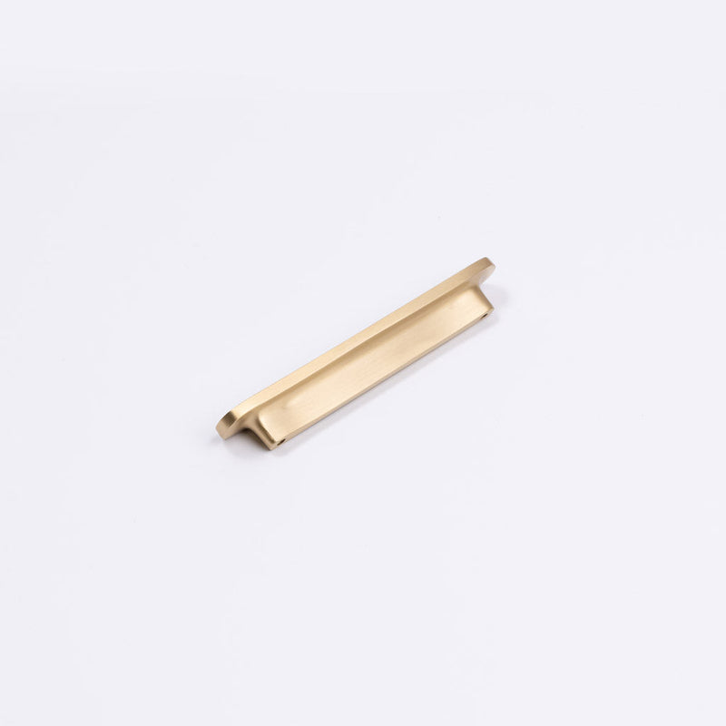 Brushed Brass Oval Profile Cabinet Pull - Imogen - Manovella
