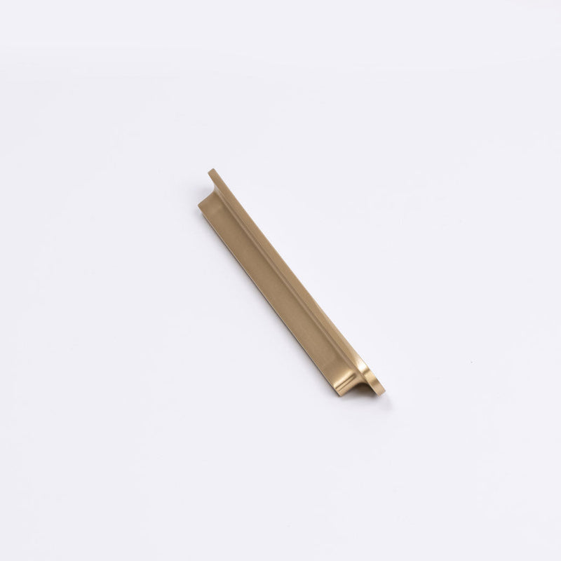 Brushed Brass Oval Profile Cabinet Pull - Imogen - Manovella
