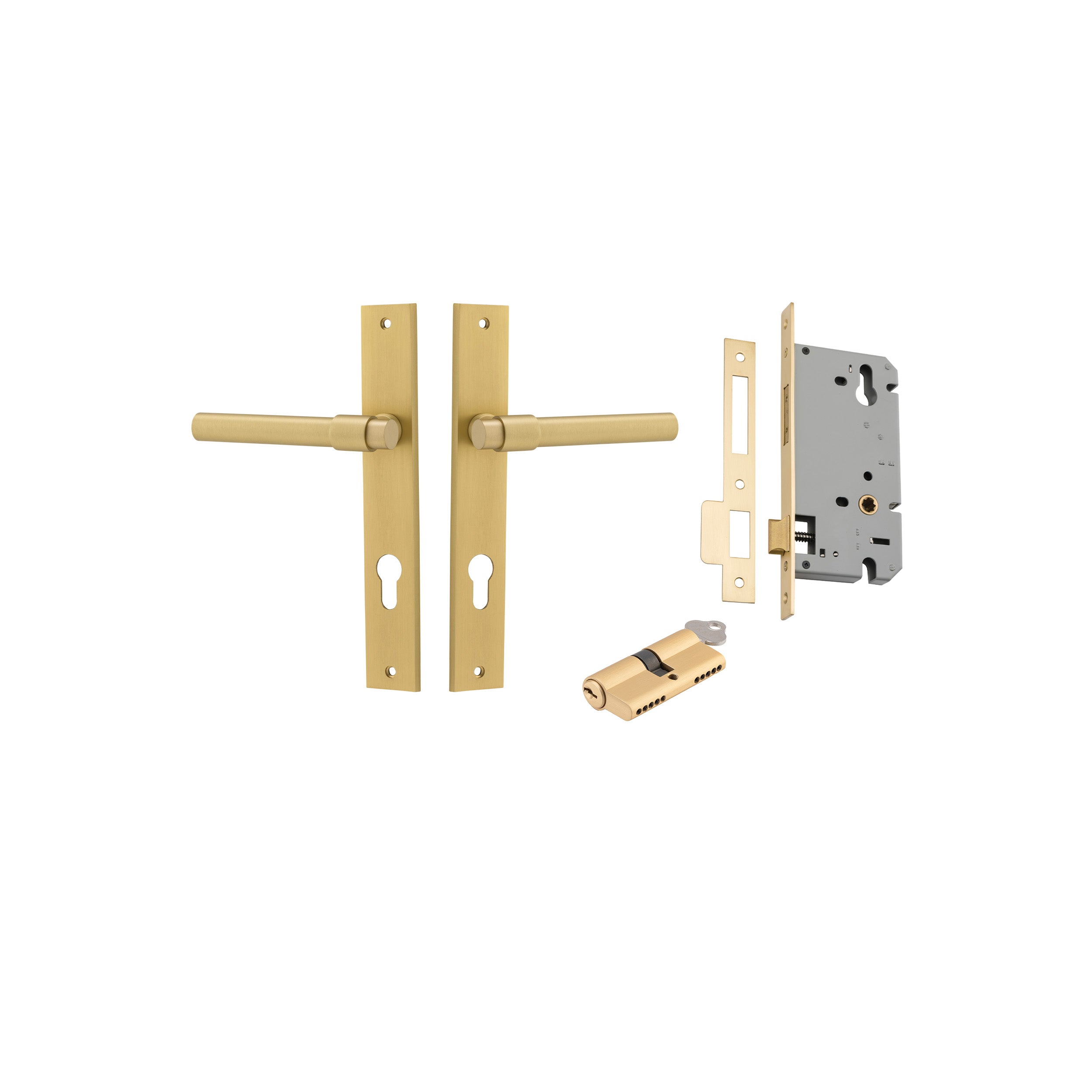 Helsinki Lever - Rectangular Backplate By Iver