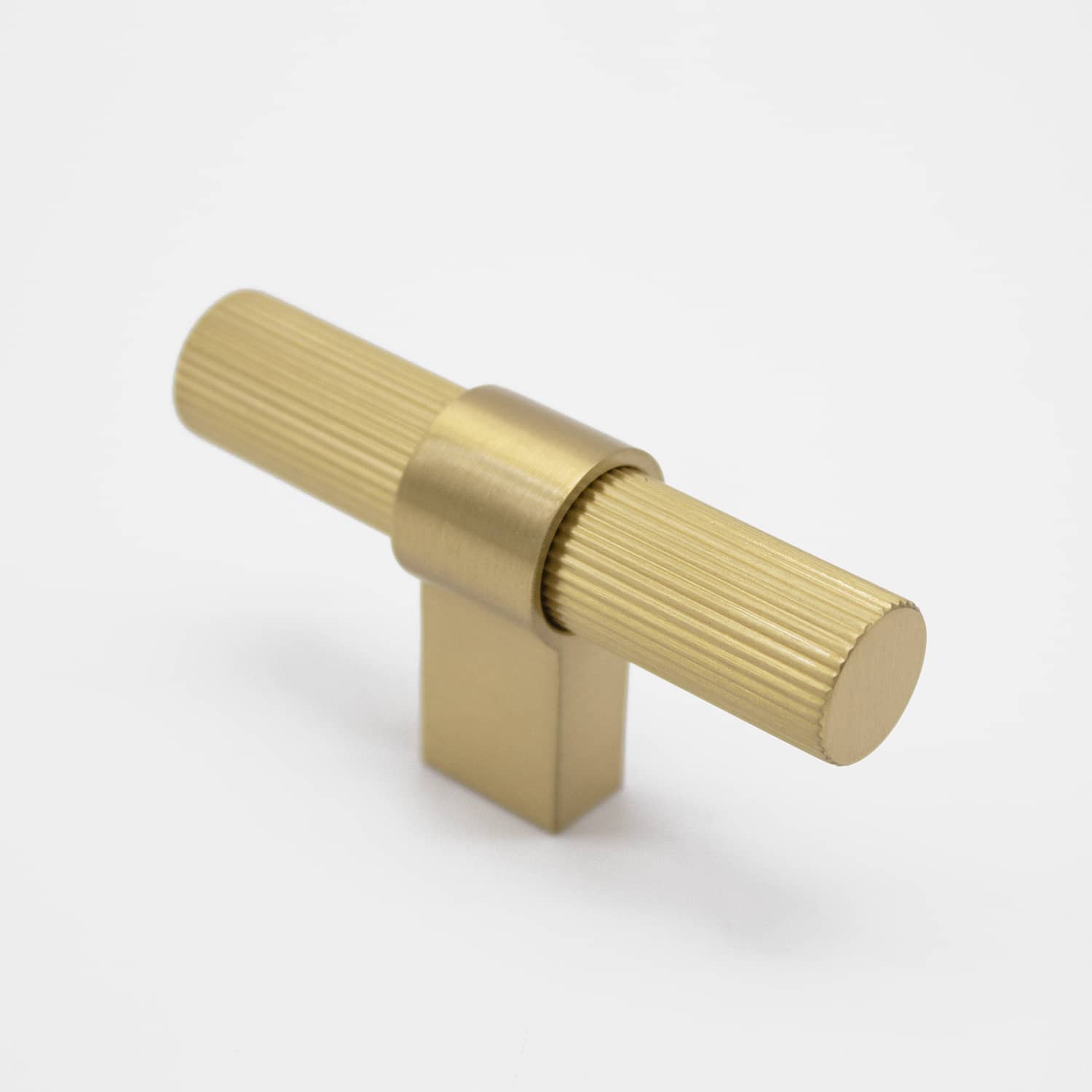 Brushed Brass Fluted T-Bar - Athena - Manovella