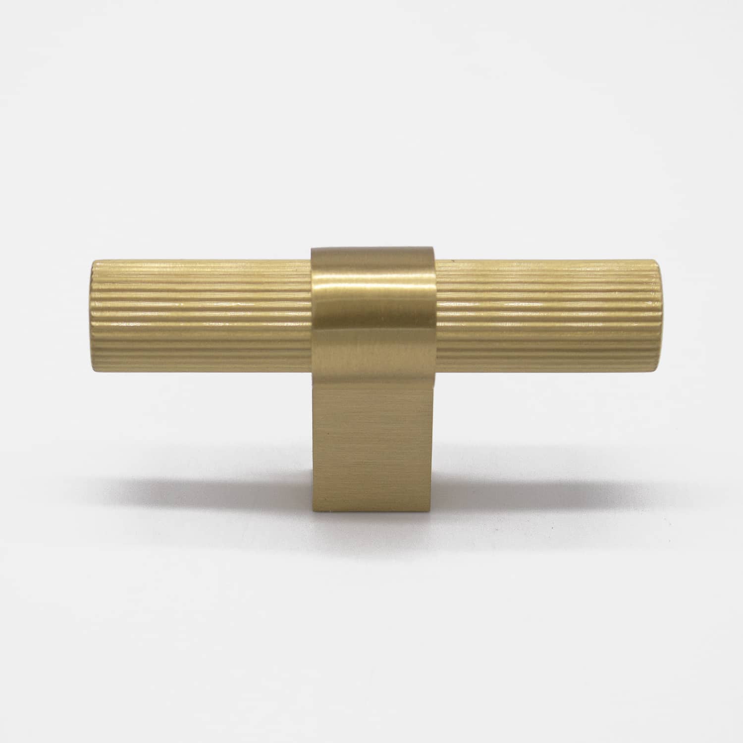 Brushed Brass Fluted T-Bar - Athena - Manovella