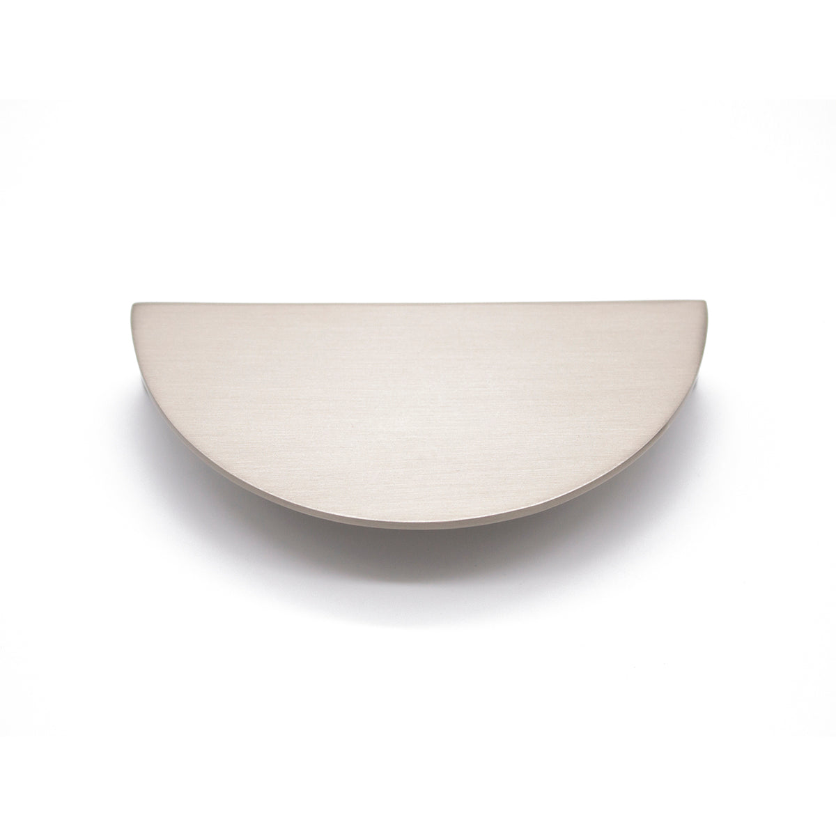 Brushed Nickel Half Moon Cabinet Pull - Iris - Manovella