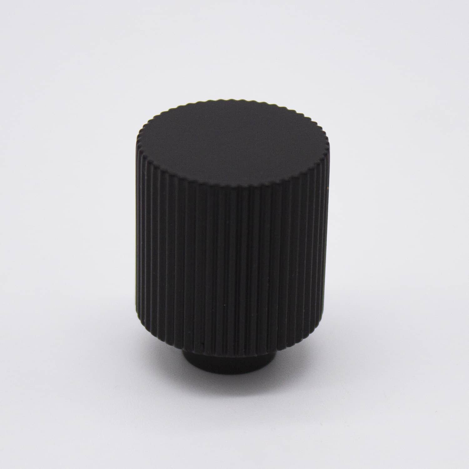 Matt Black Fluted Knob - Rhea - Manovella