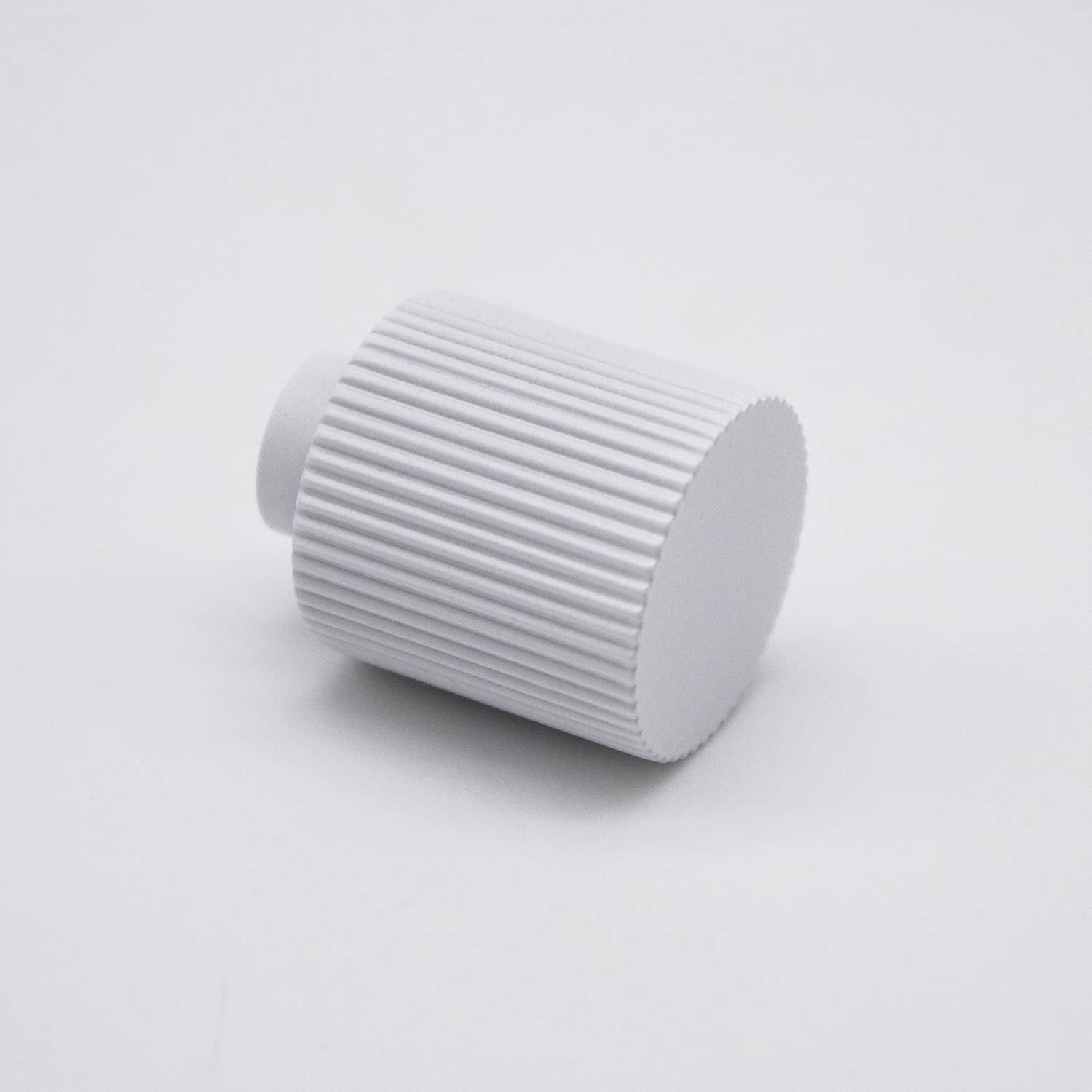 White Fluted Knob - Rhea - Manovella