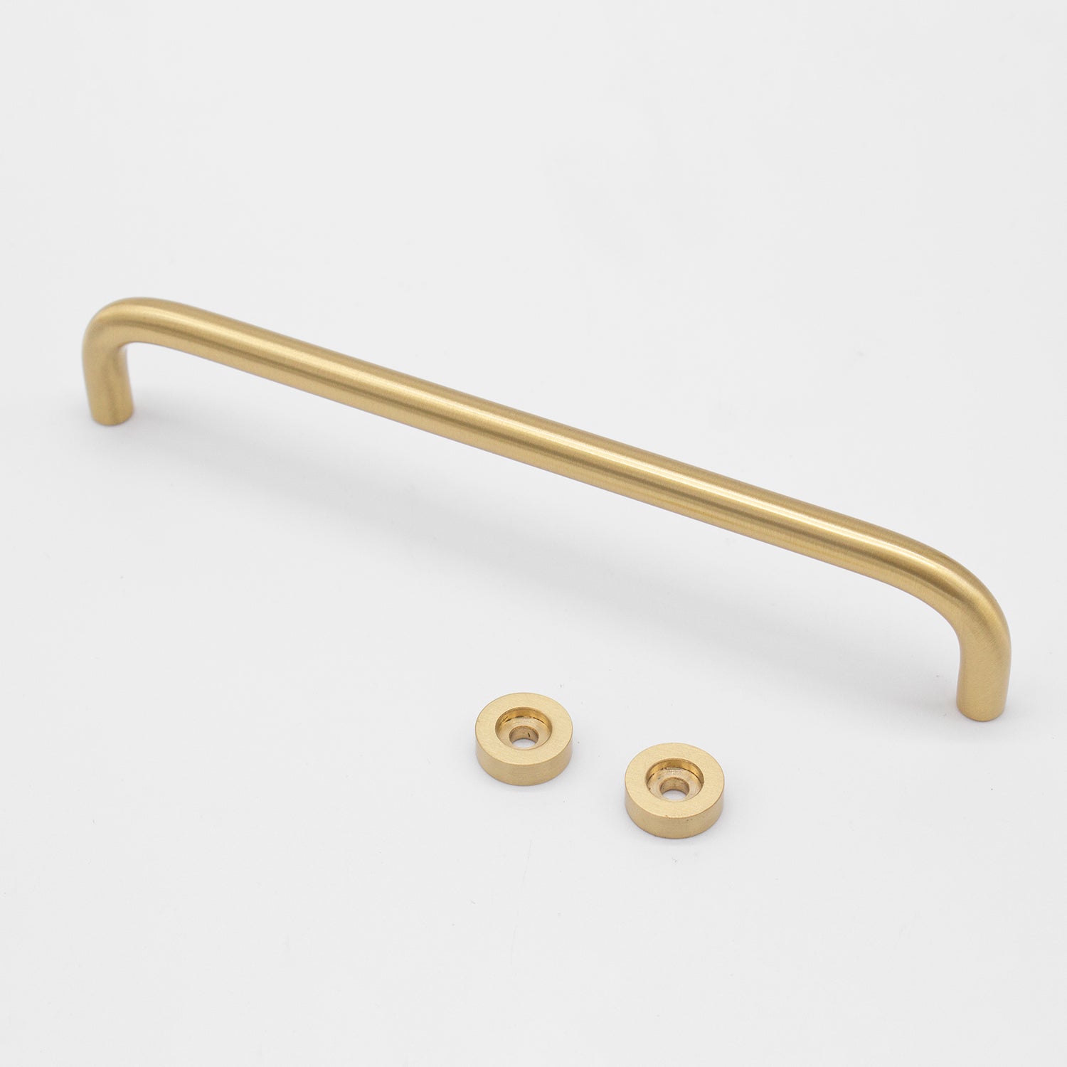 Brushed Brass Arched Pull - Daphne - Manovella