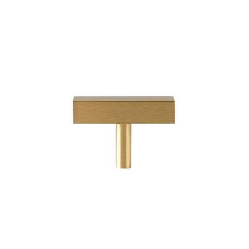 Madeline Brass Cabinetry Square T Handle - Little Swagger