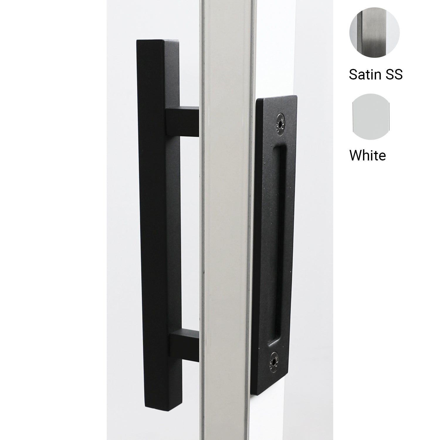 Integrated Pull Handle & Flush Pull - Barn door By Austyle