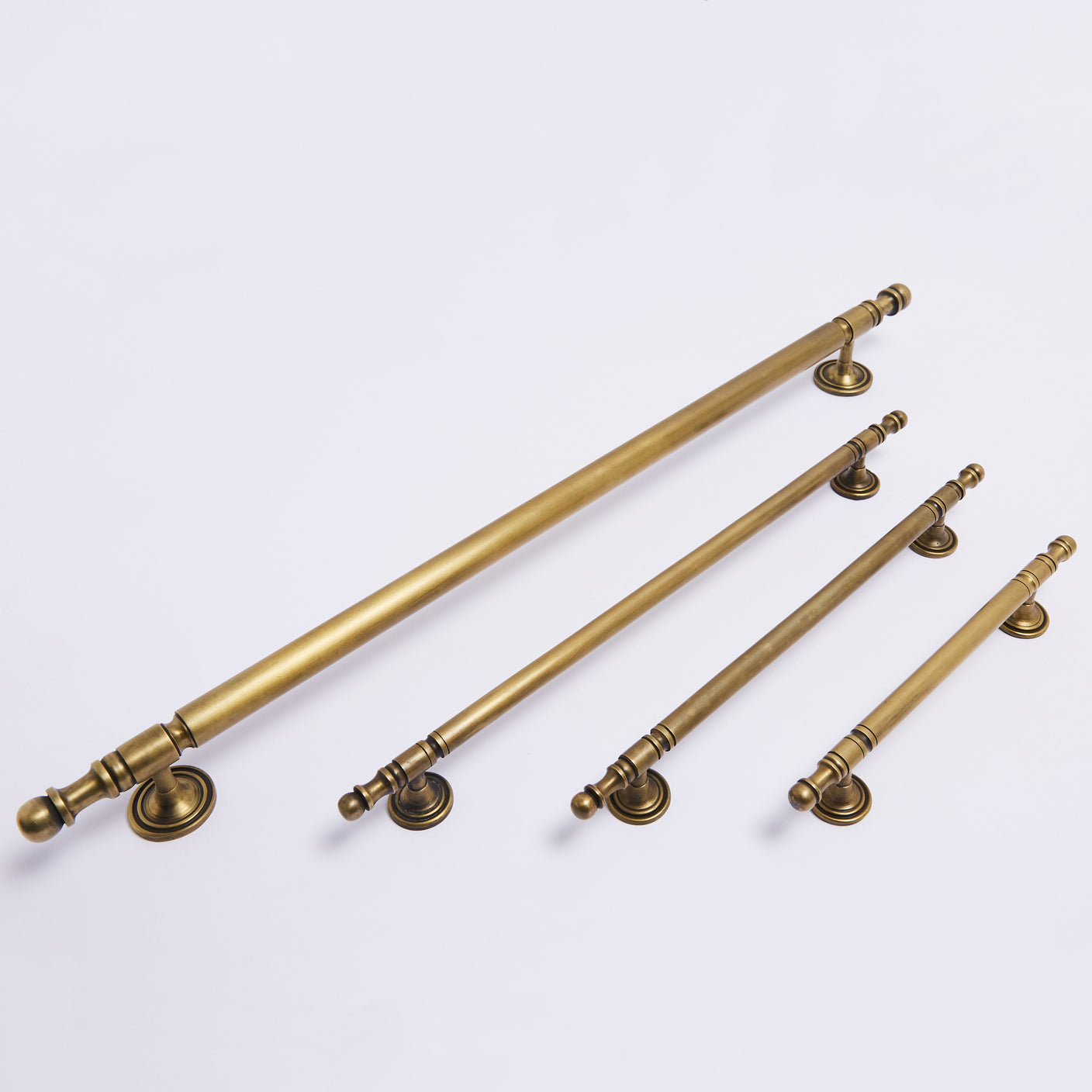 Kew Appliance Pull - Acid Washed Brass by Hepburn