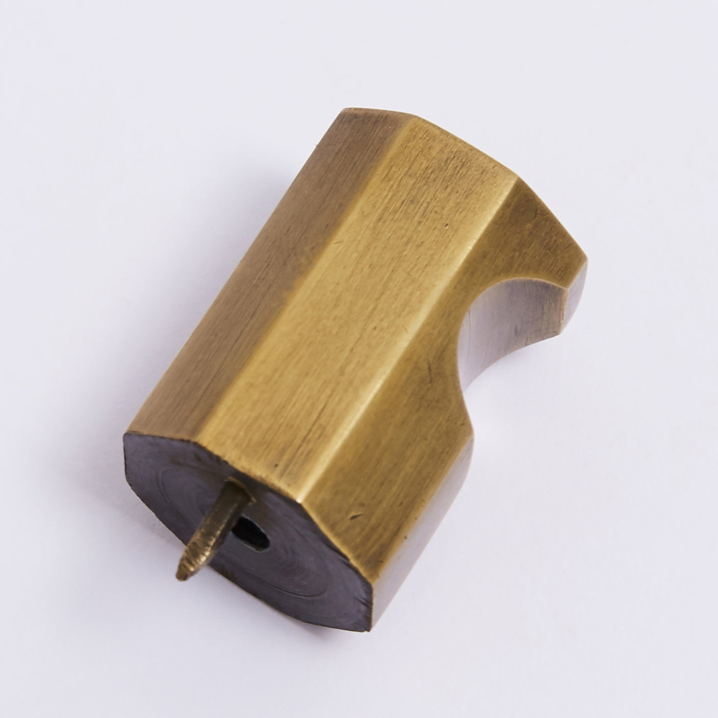 Henley Knob - Acid Washed Brass By Hepburn