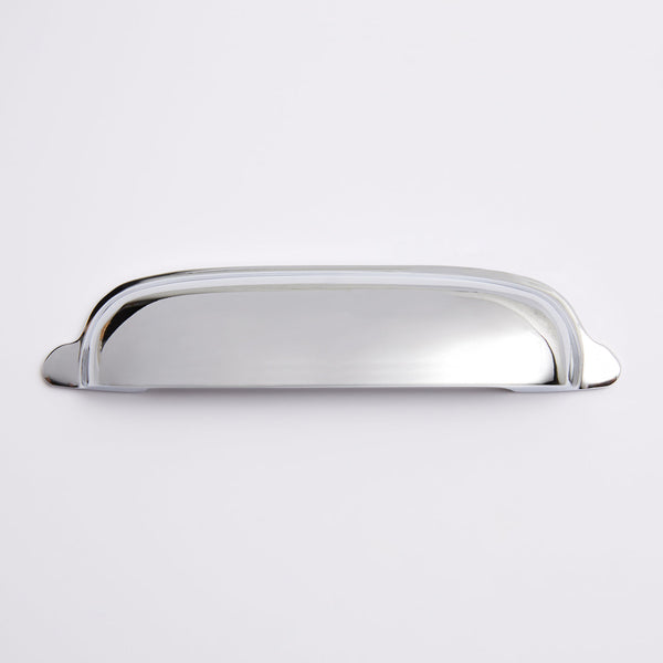 Halifax Hooded Cup Pull - Polished Chrome By Hepburn